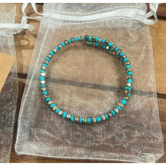 Plunder Posse Jewelry Bundle Necklace Bracelet Earring Set New Turquoise - Picture 5 of 5